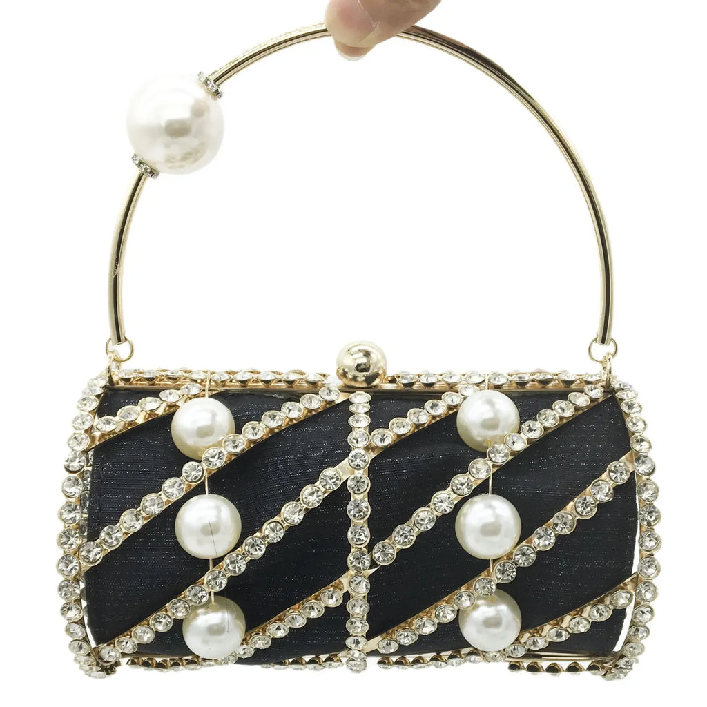 Celeste Crystal Beaded Bag – Elegant Evening Handbag