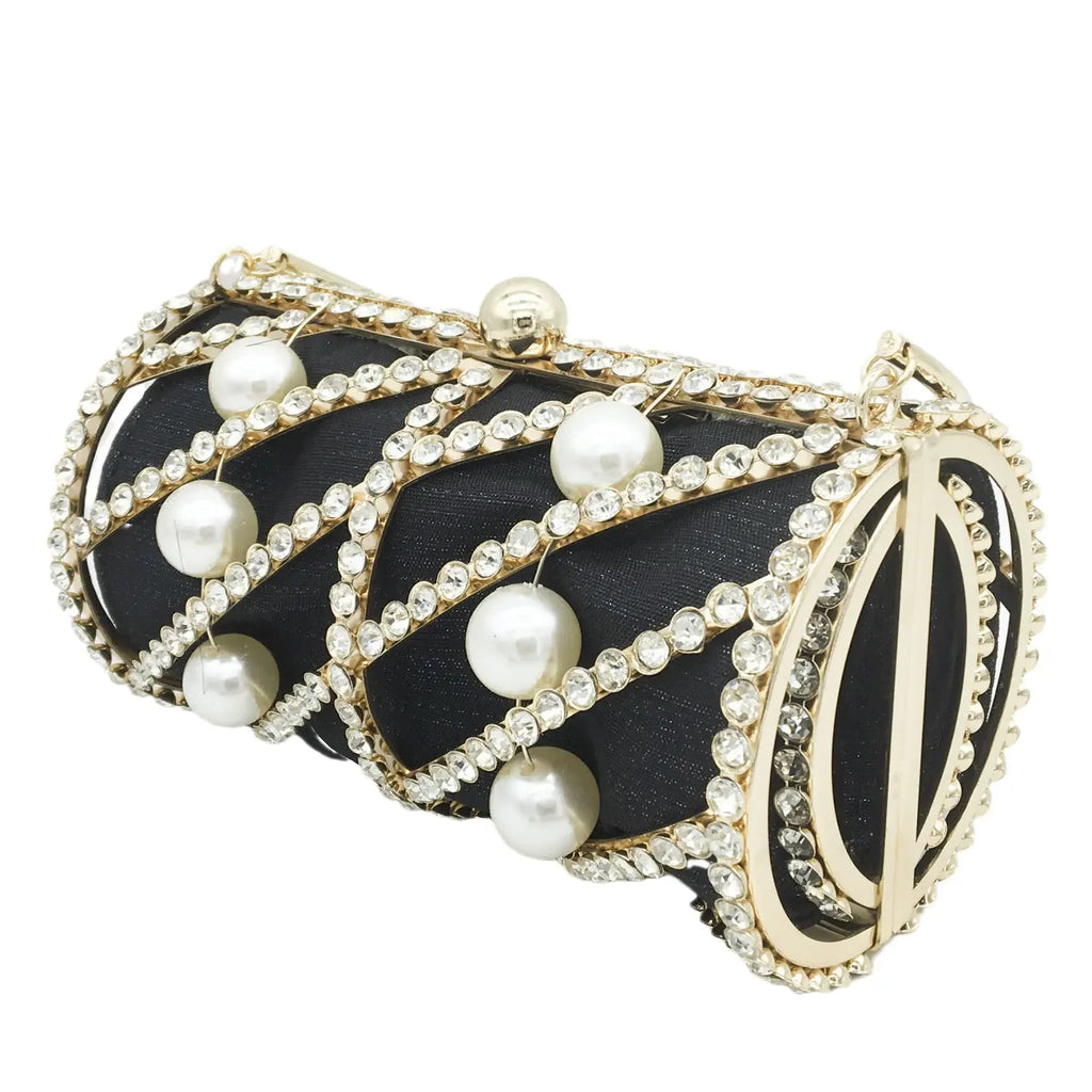 Celeste Crystal Beaded Bag – Elegant Evening Handbag