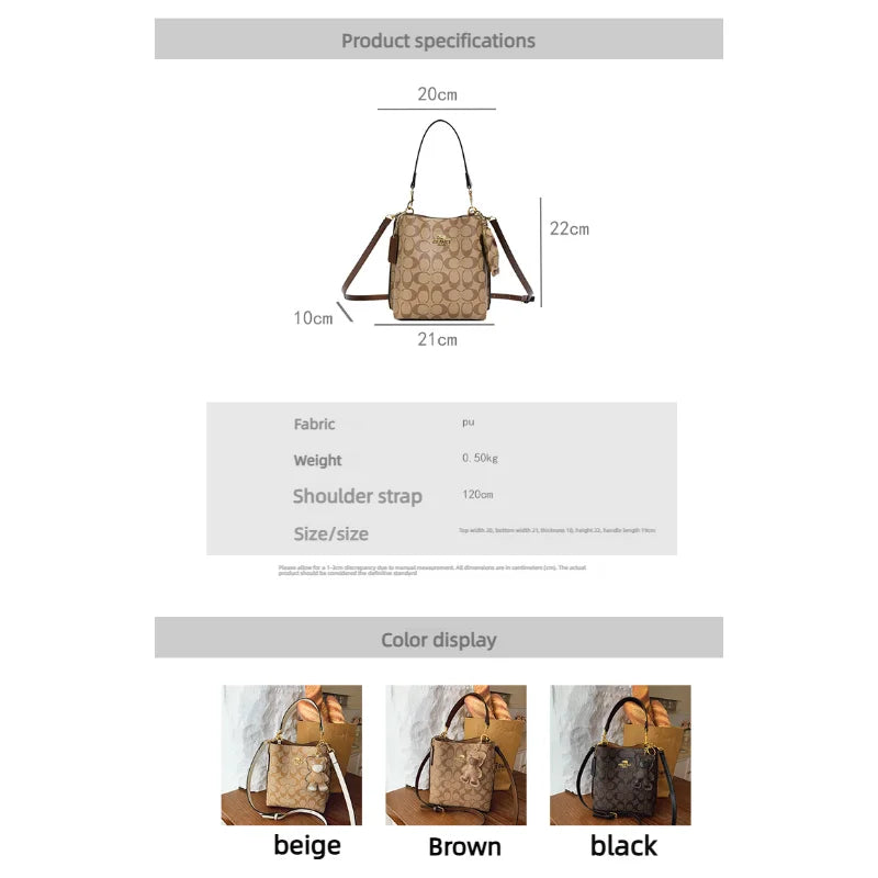 Isabelle Elegant Bucket Bag – Timeless Sophistication