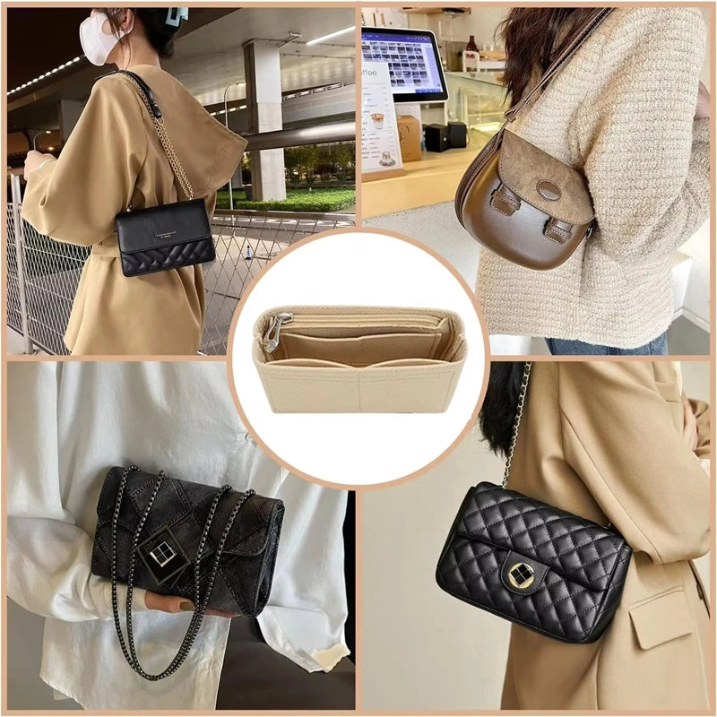 Mini Tote Bag Organizer Insert – Perfect Fit & Easy Storage