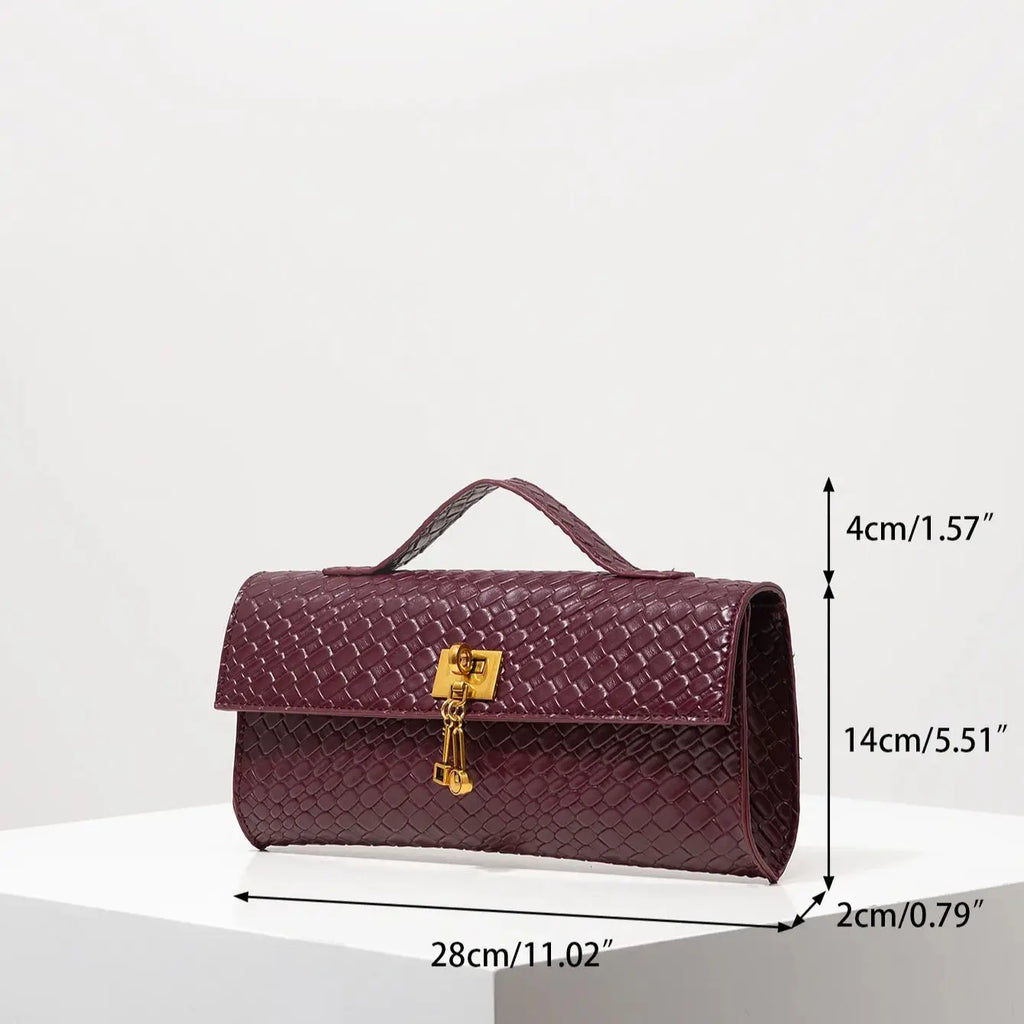 Scarlett Burgundy Handbag – Timeless Vintage Elegance